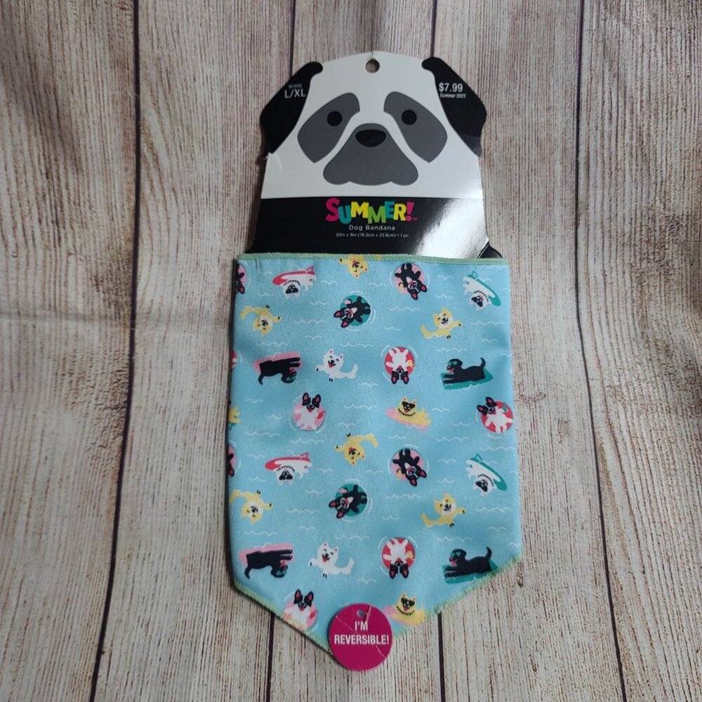 Hobby Lobby Summer Dog Bandana Reversible - Size L/XL - NEW